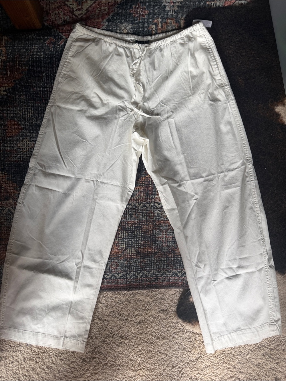GAP Poplin Easy Barrel Pants
